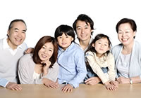 家族ぐるみで来院する患者さん