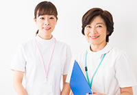 女性スタッフがいつもいます